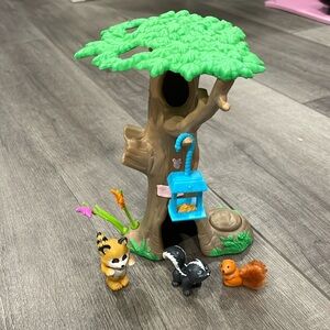 Vintage littlest pet shop woodsy set complete